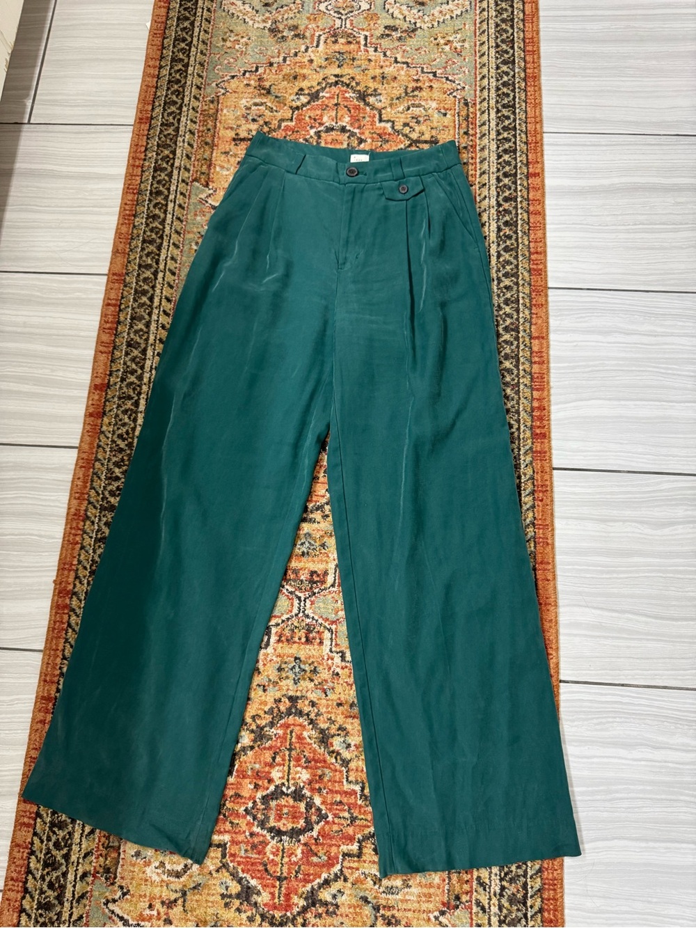 High-Waist Wide Leg Trousers